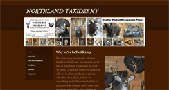 Desktop Screenshot of northlandtaxidermyshop.com